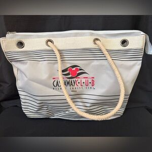 Disney Cruise Line 2013 Castaway Club Vintage Beach/Pool Bag (Silver/Gray)